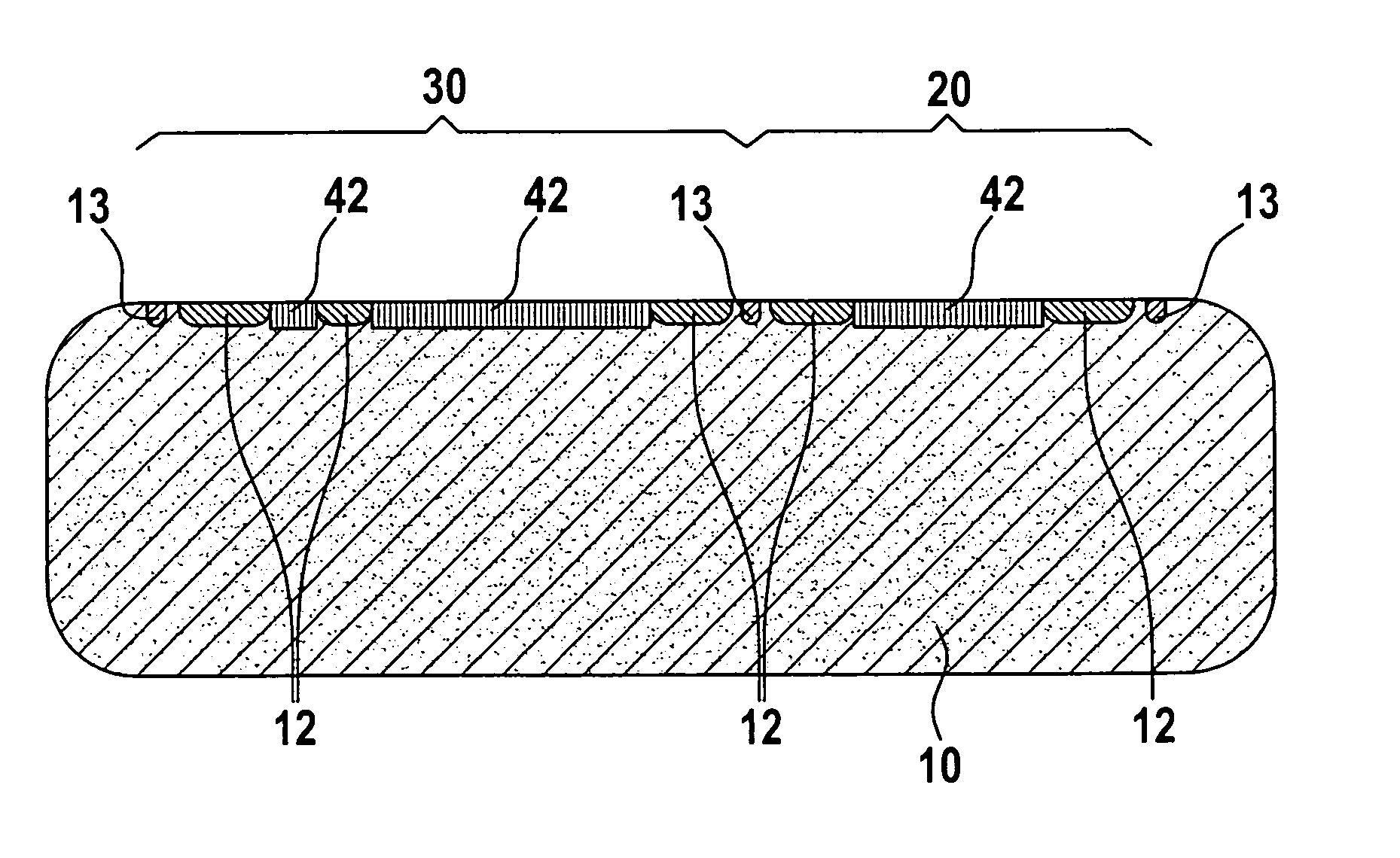 Micromechanical device having two sensor patterns; method for producing a micromechanical device