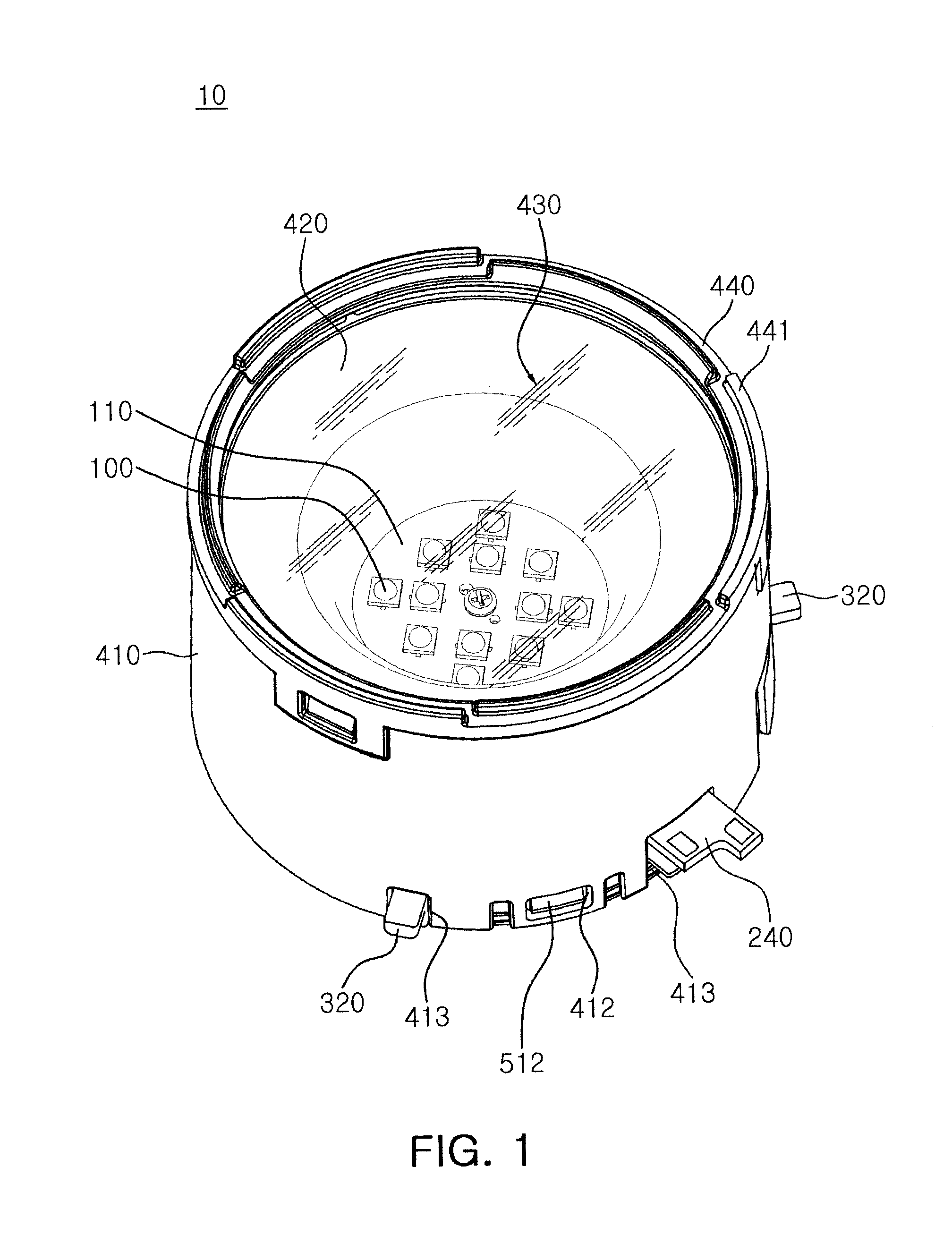 Light source for illumination apparatus and method of manufacturing the same