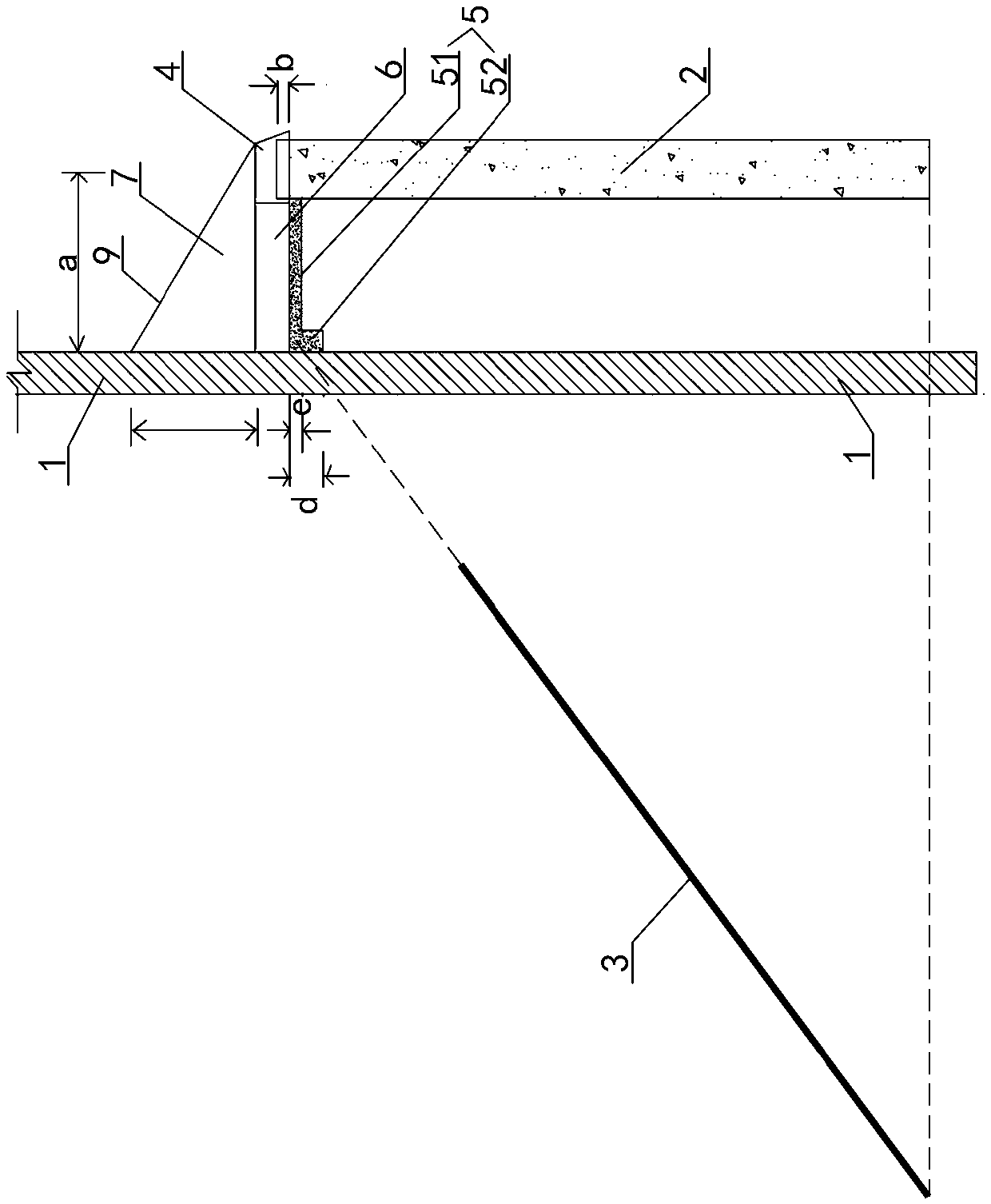 Underground diaphragm wall bottom reinforcing structure and construction method thereof