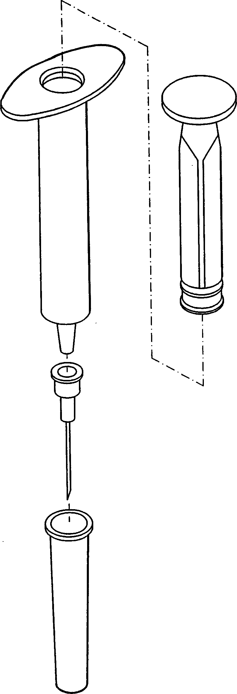 Retraction type safety syringe