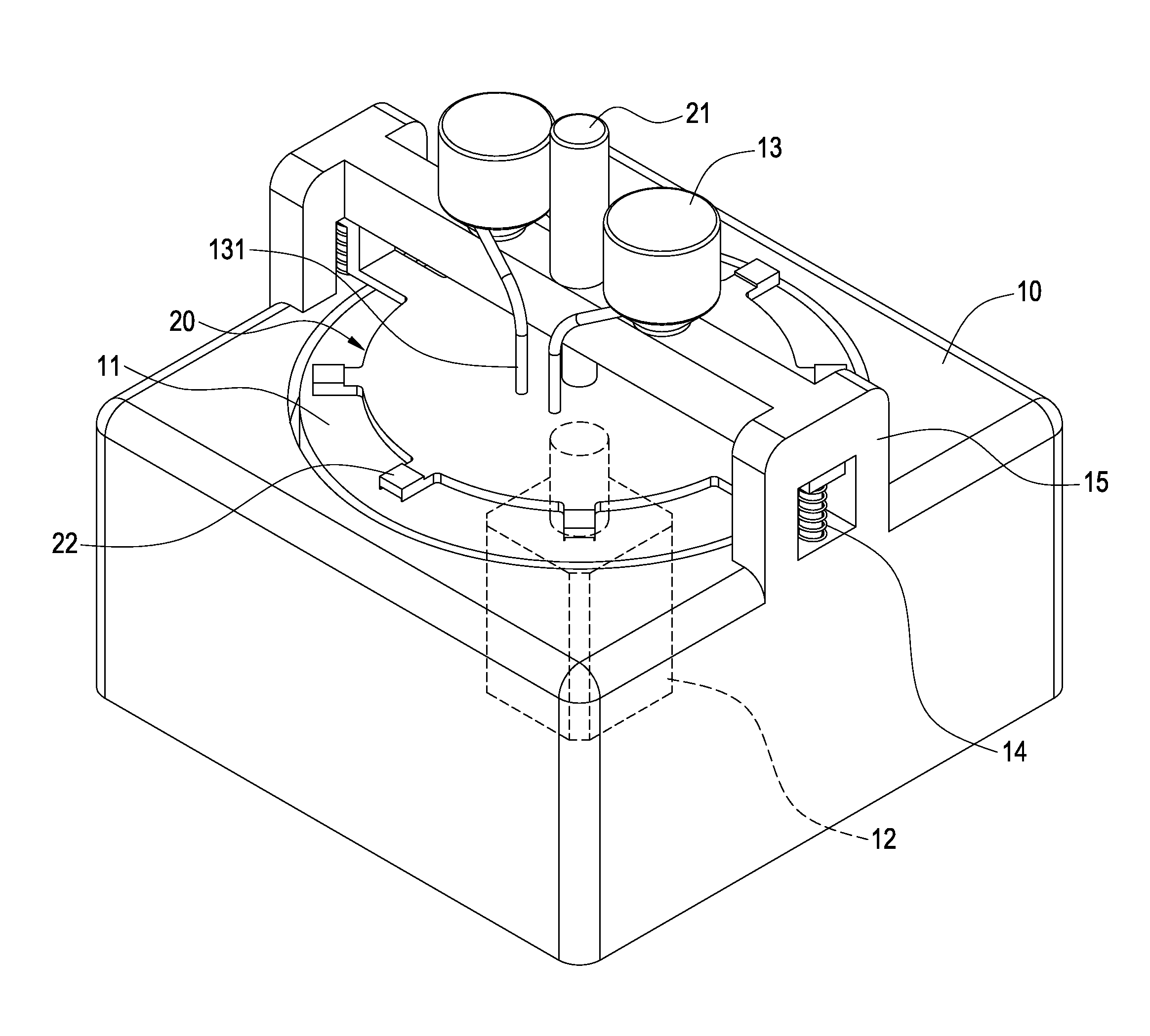 Cooler having ground heated plane for cooling heating electronic component