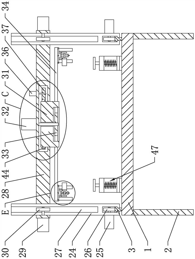 Mounting device for painting and calligraphy repair