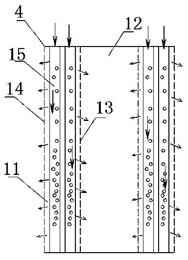 Novel high-flux filtering device and using method thereof