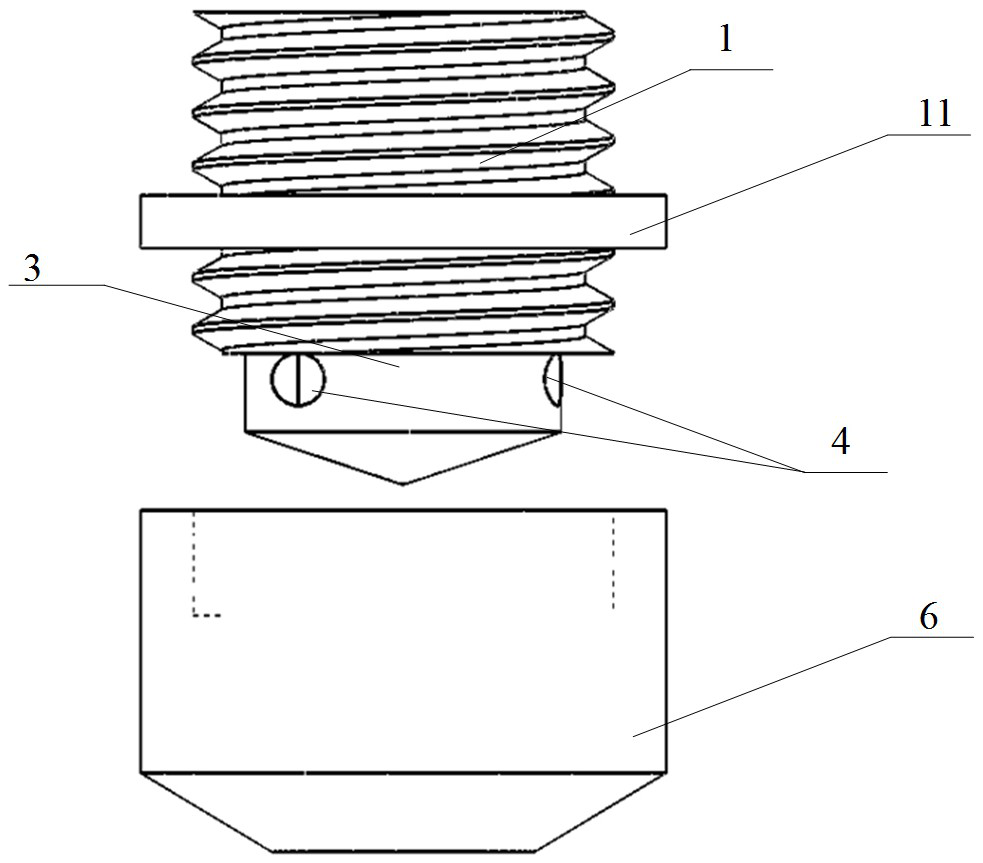 Small low-flow-resistance swirl nozzle