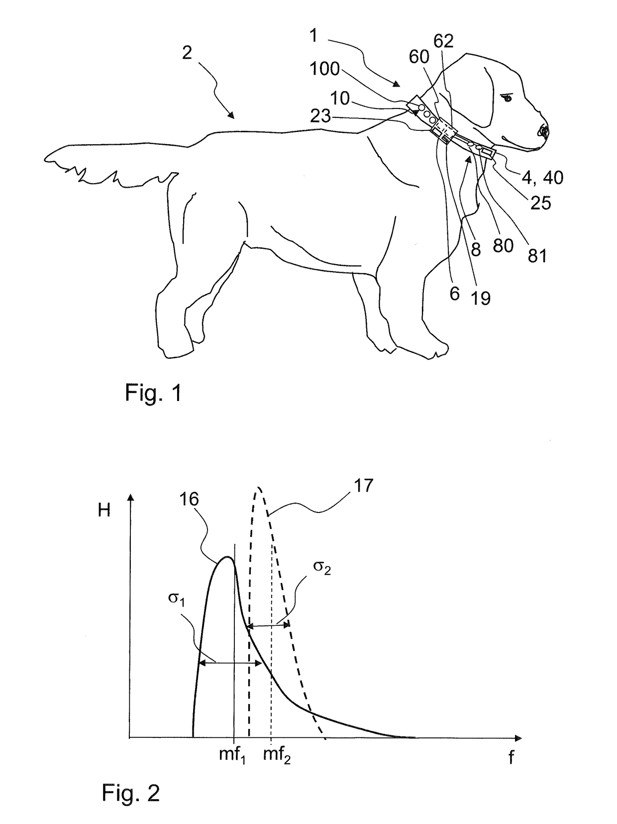 Monitoring device for animals