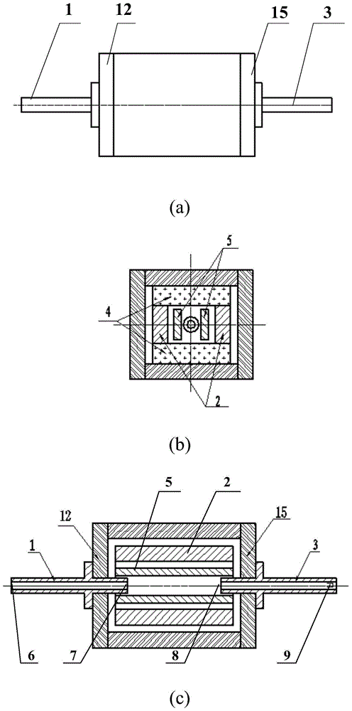 Ion electric propulsion beam doubly charged ion testing device and assembling method thereof