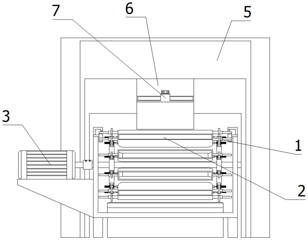 Tea processing method of tea processing device for enzyme deactivation by microwave heating