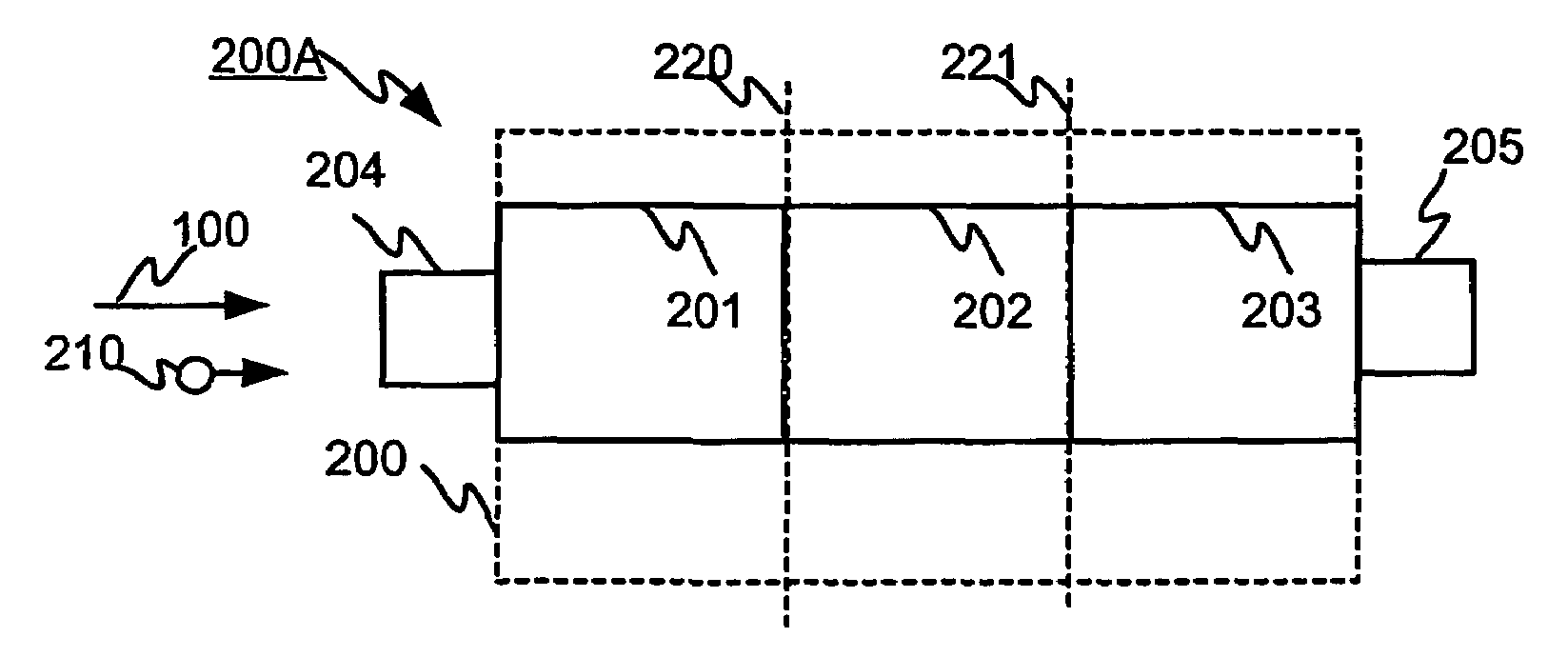 Cell structure, device and method for gas analysis