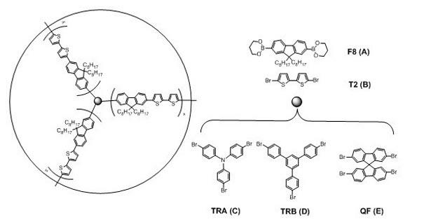Preparation method of chiral fluorescent nanoparticle based on hyperbranched conjugated polymer