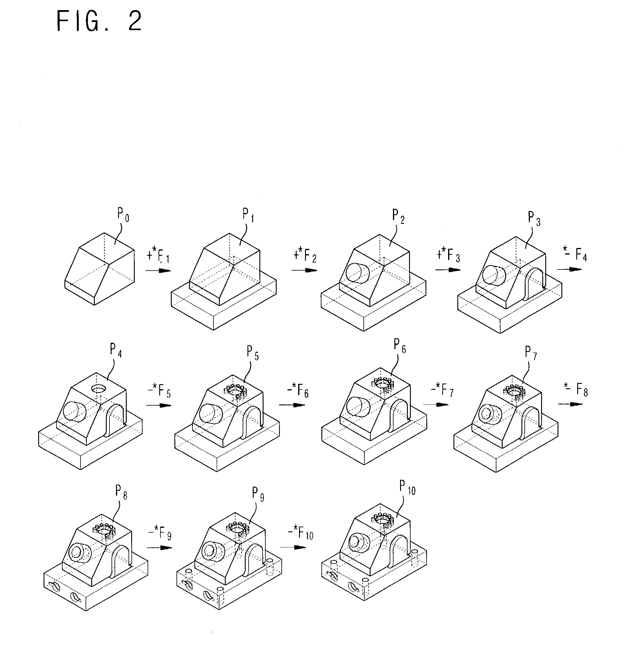 Method for generating progressive solid models based on cellular topology