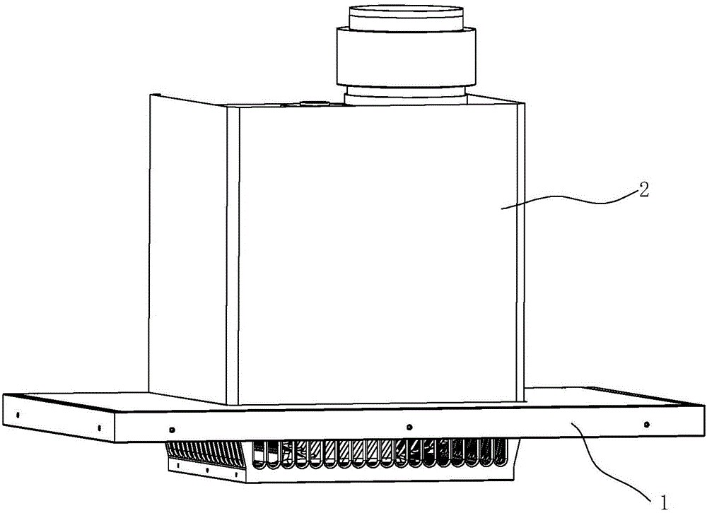 Filter screen of exhaust hood