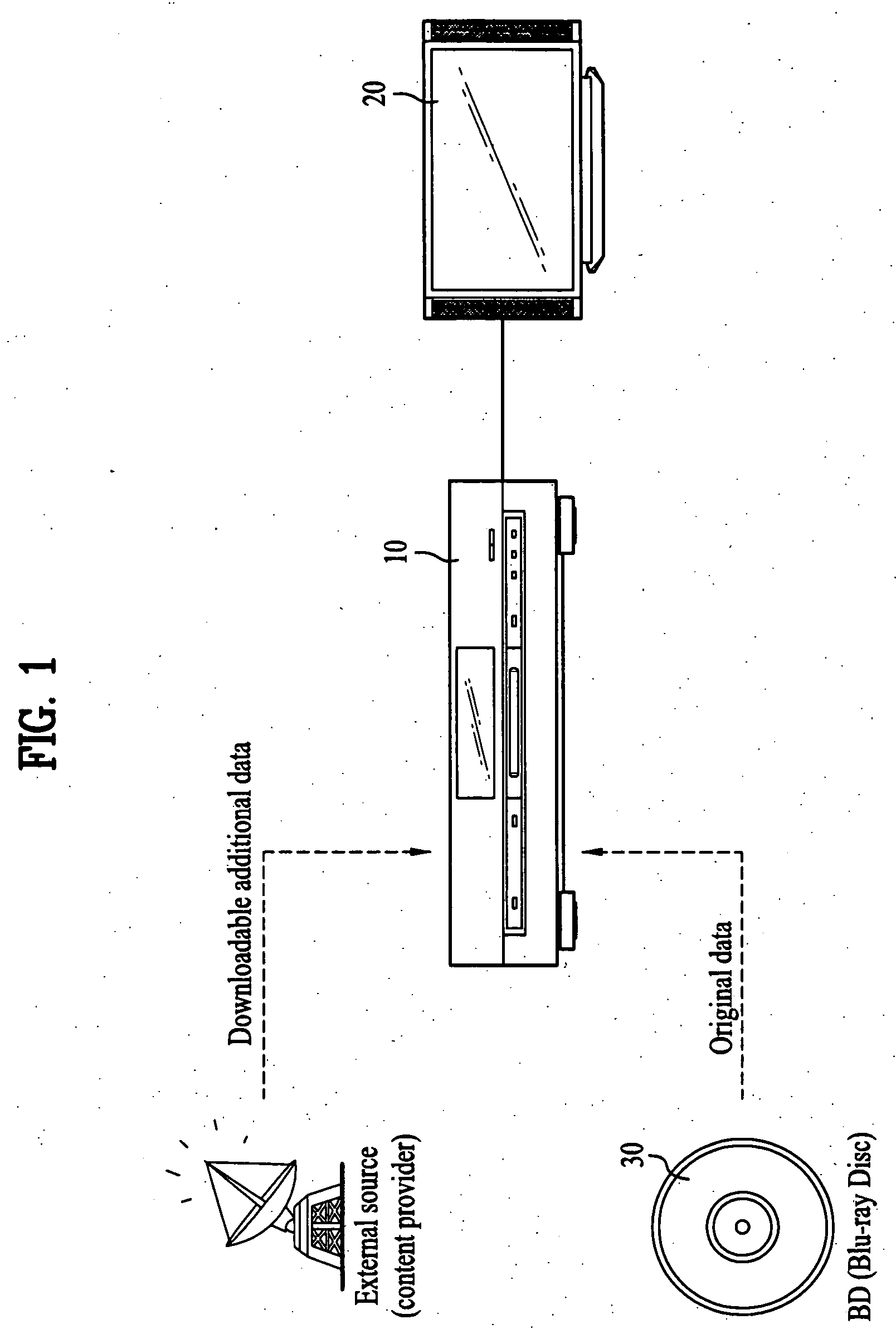 Method and apparatus for reproducing data from recording medium using local storage