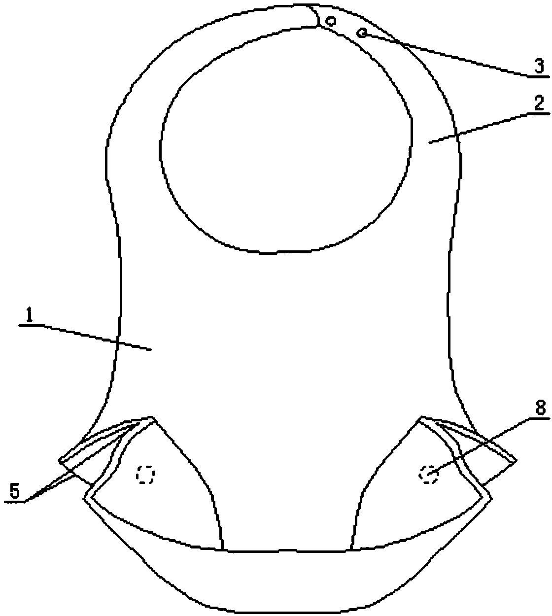 Folding bib