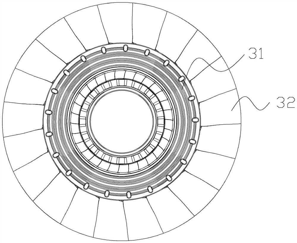 Gas compressor rotor sealing structure for gas turbine