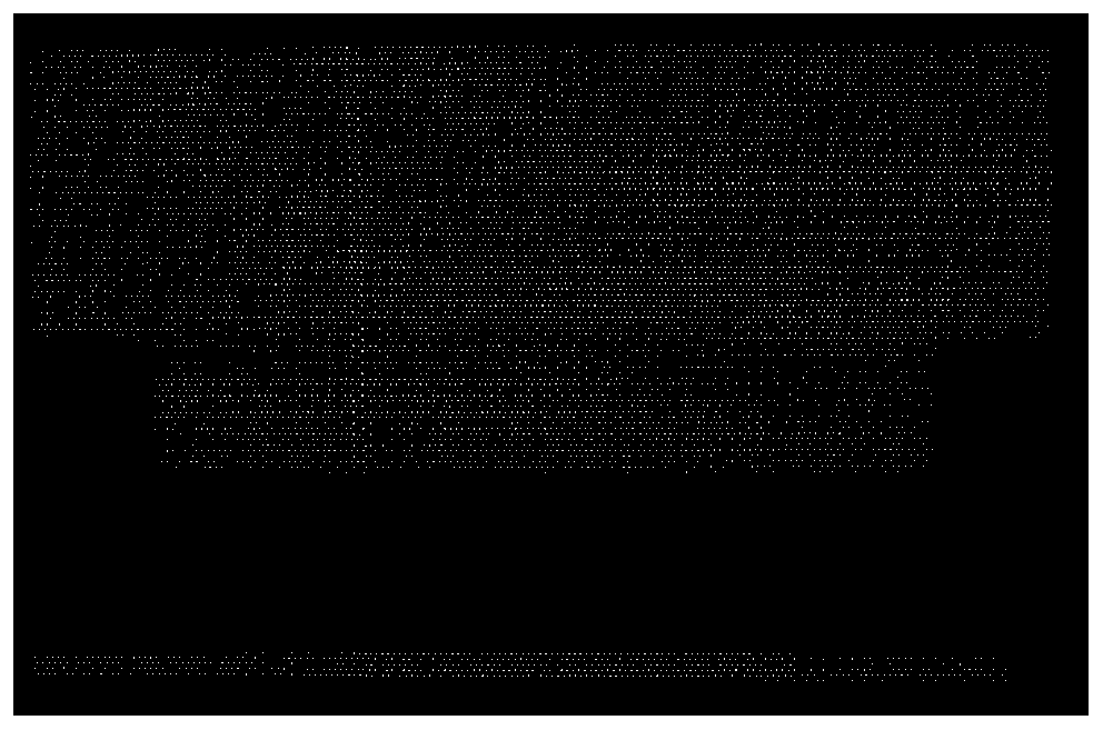 Method of measuring wind tunnel density field based on video and sub-pixel technology