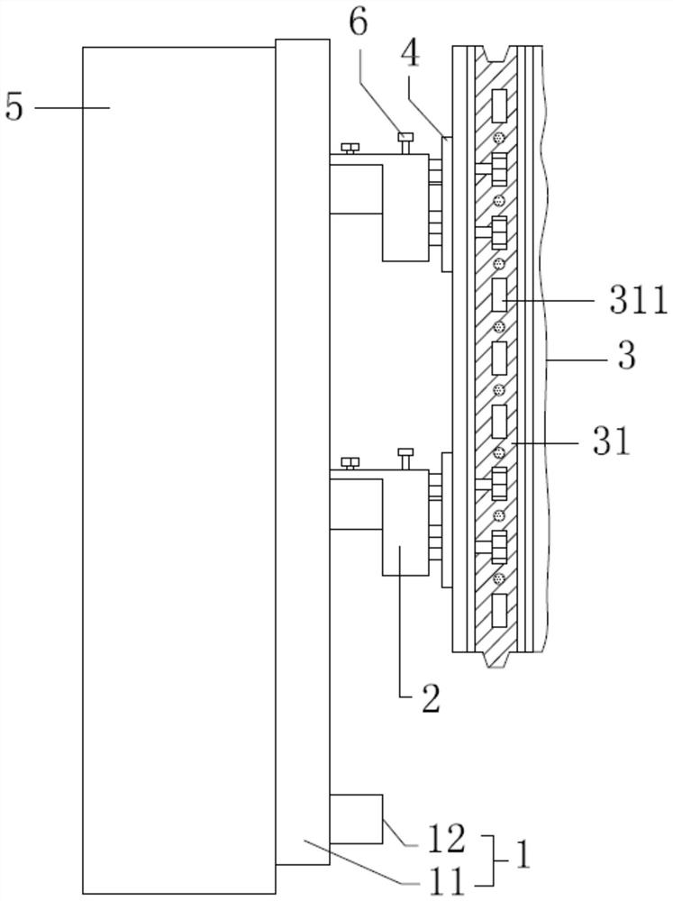 Fabricated design composite fiber board wall surface mounting structure