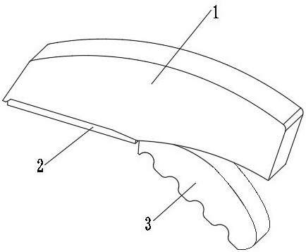 A surgical stapler with a device for adjusting the spacing of staples