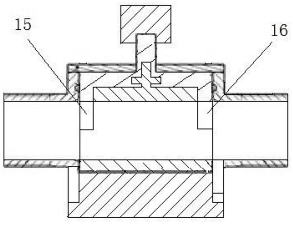 Water diversion branch tunnel construction method capable of performing water feature recognition