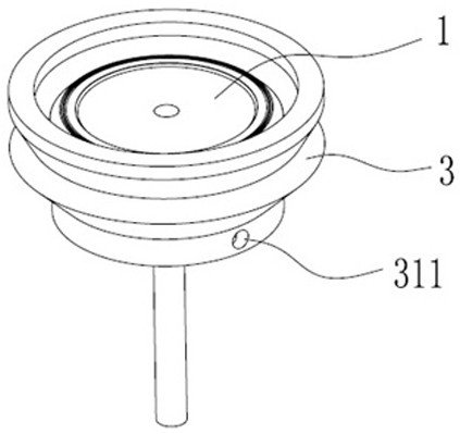 A sliding suction cup with an elastic sheath