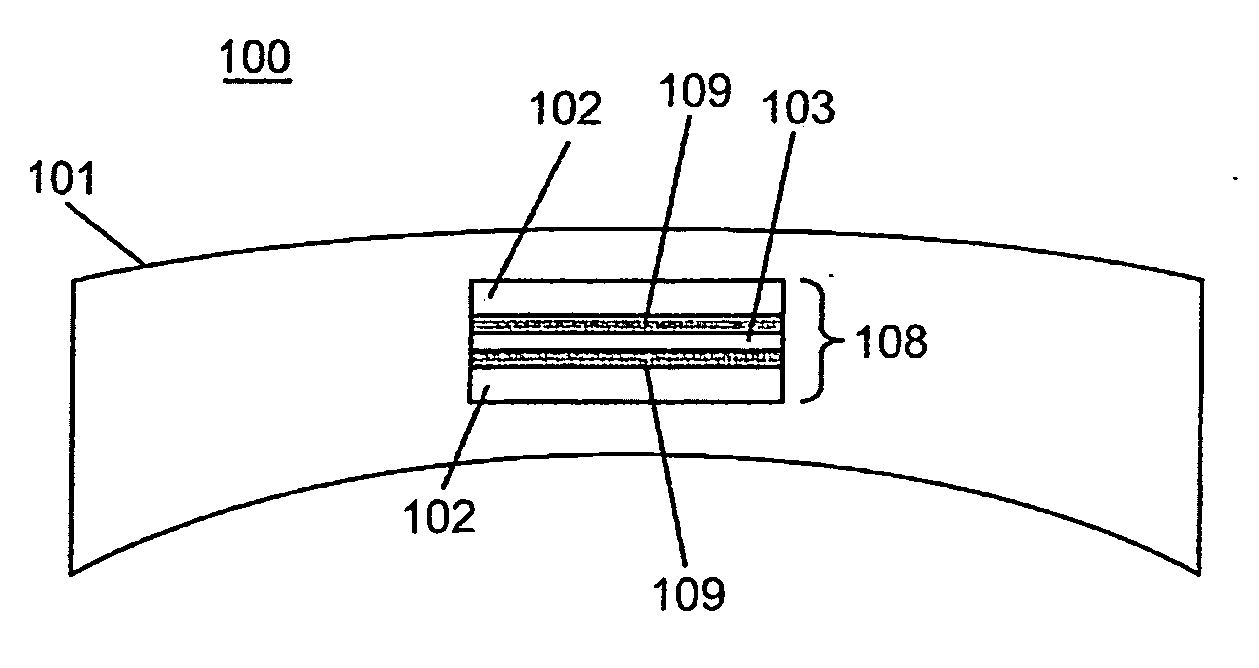 Electro-active ophthalmic lens having an optical power blending region