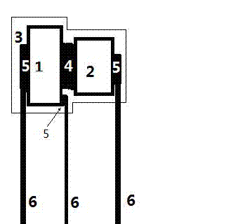 Thermistor type over-current and over-voltage protection device