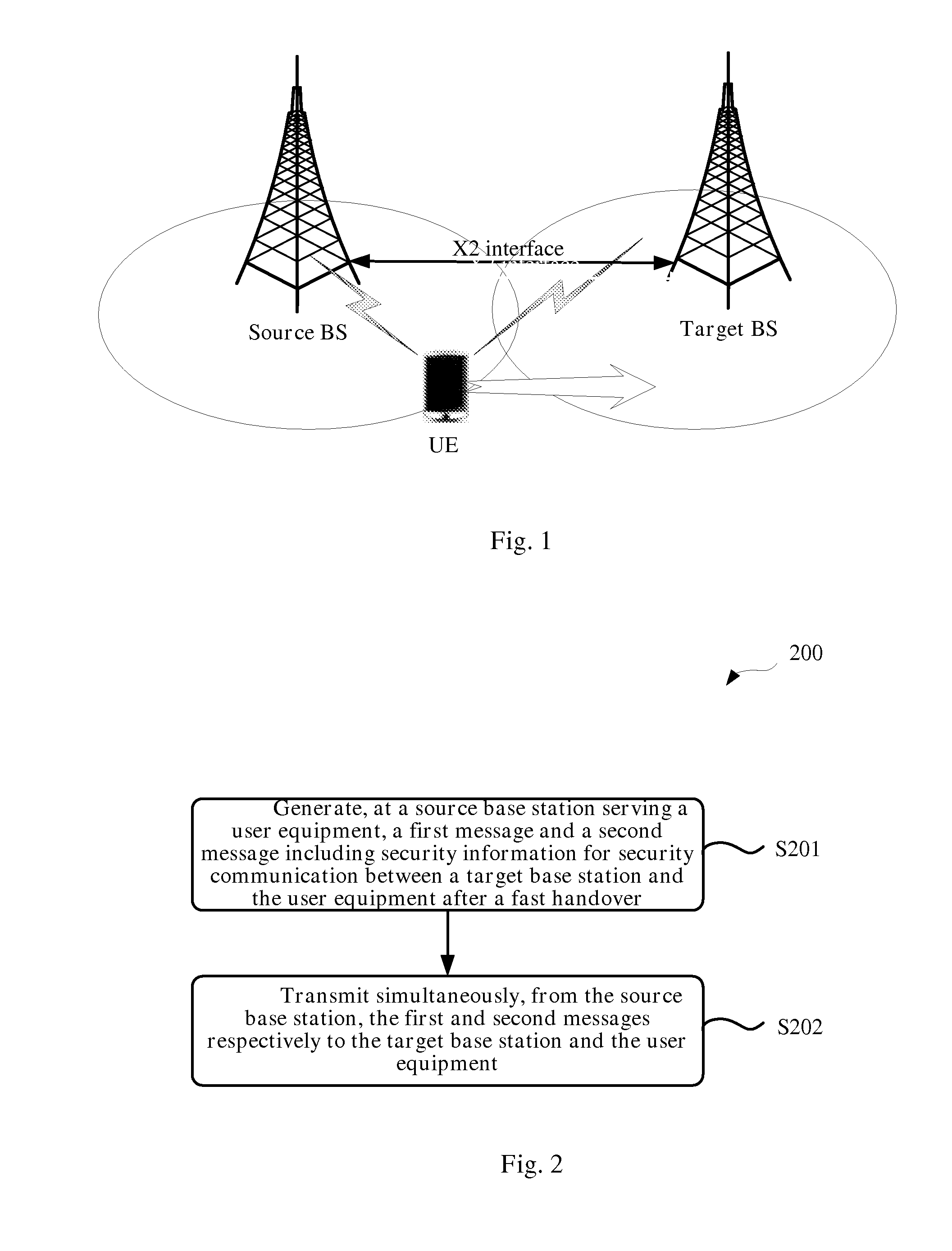 Methods, apparatuses and computer program products for fast handover