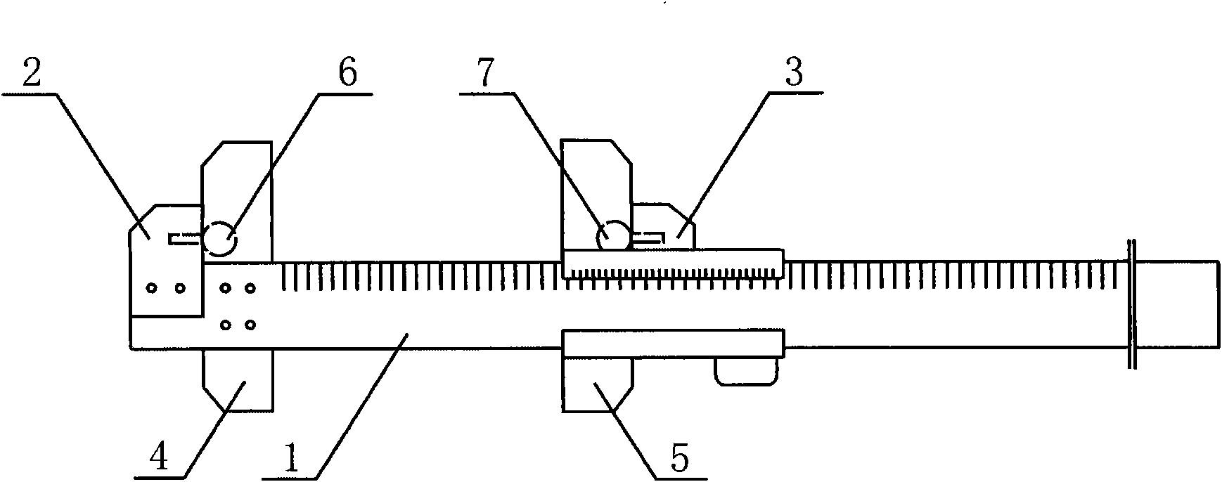 Chamfer diameter measurement method for oil drilling tool connector