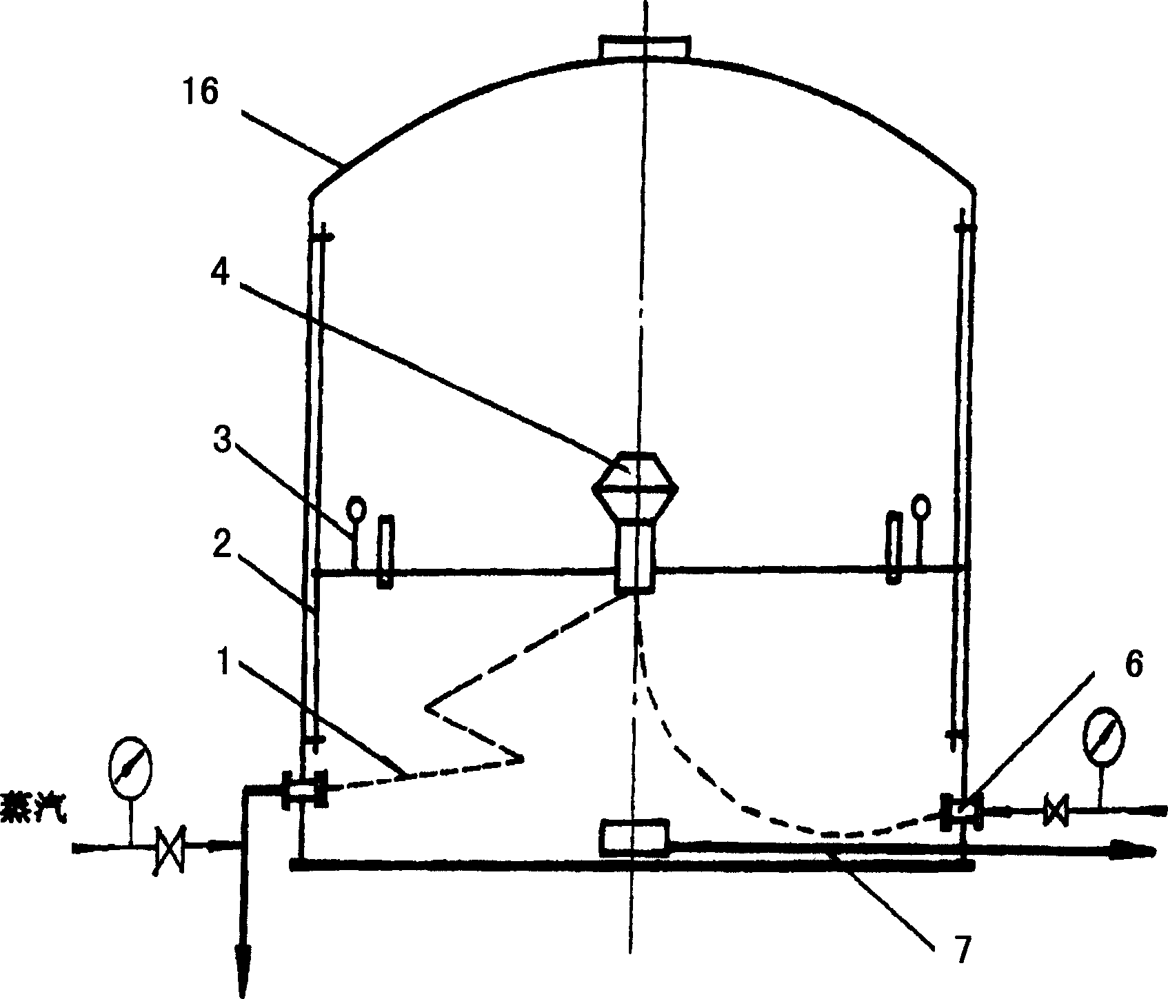 Floating circular current oil receiver and circular current separating method