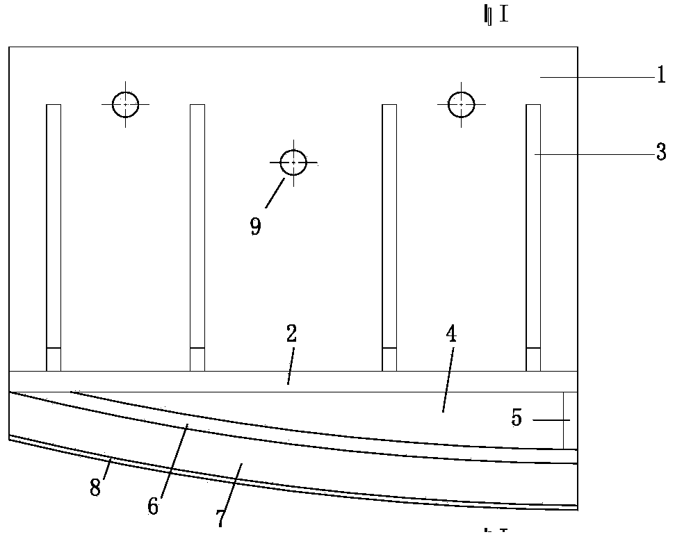 Jacking-type arc-shaped steel plate external-prestressing steel rope diverter