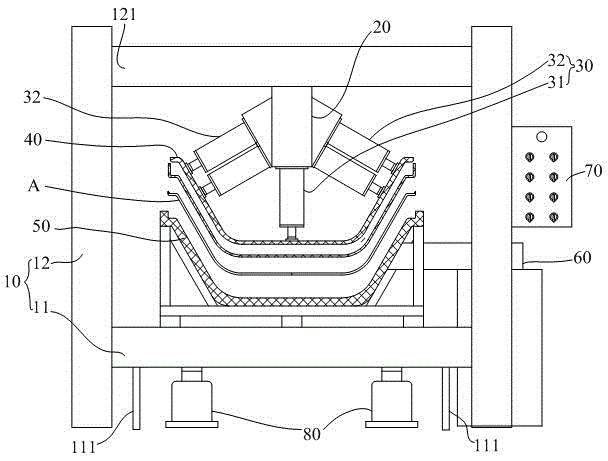 Soft mold and closed mold fiber reinforced composite product processing device and method