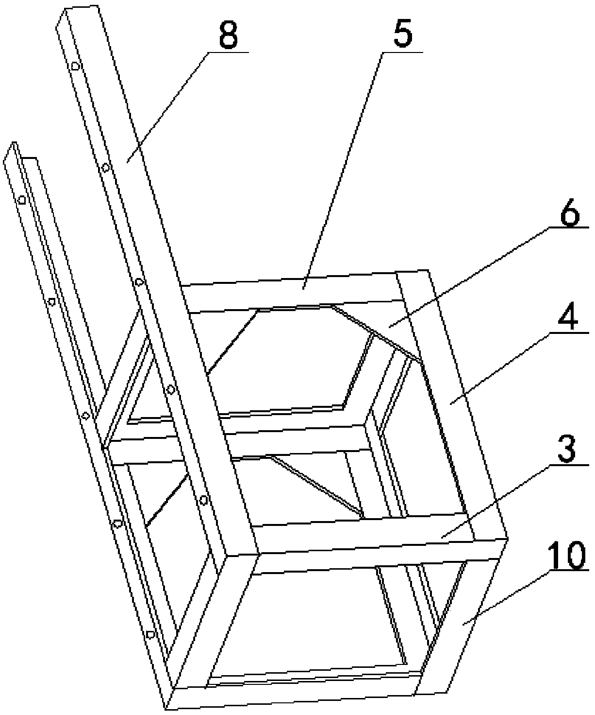 Support device for fan