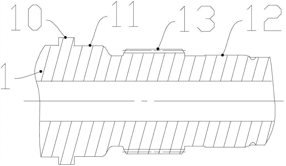 High-speed rotor positioning coupling structure