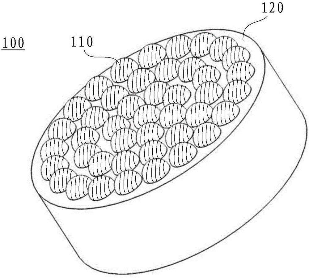 Ceramic scintillator array and manufacturing method thereof