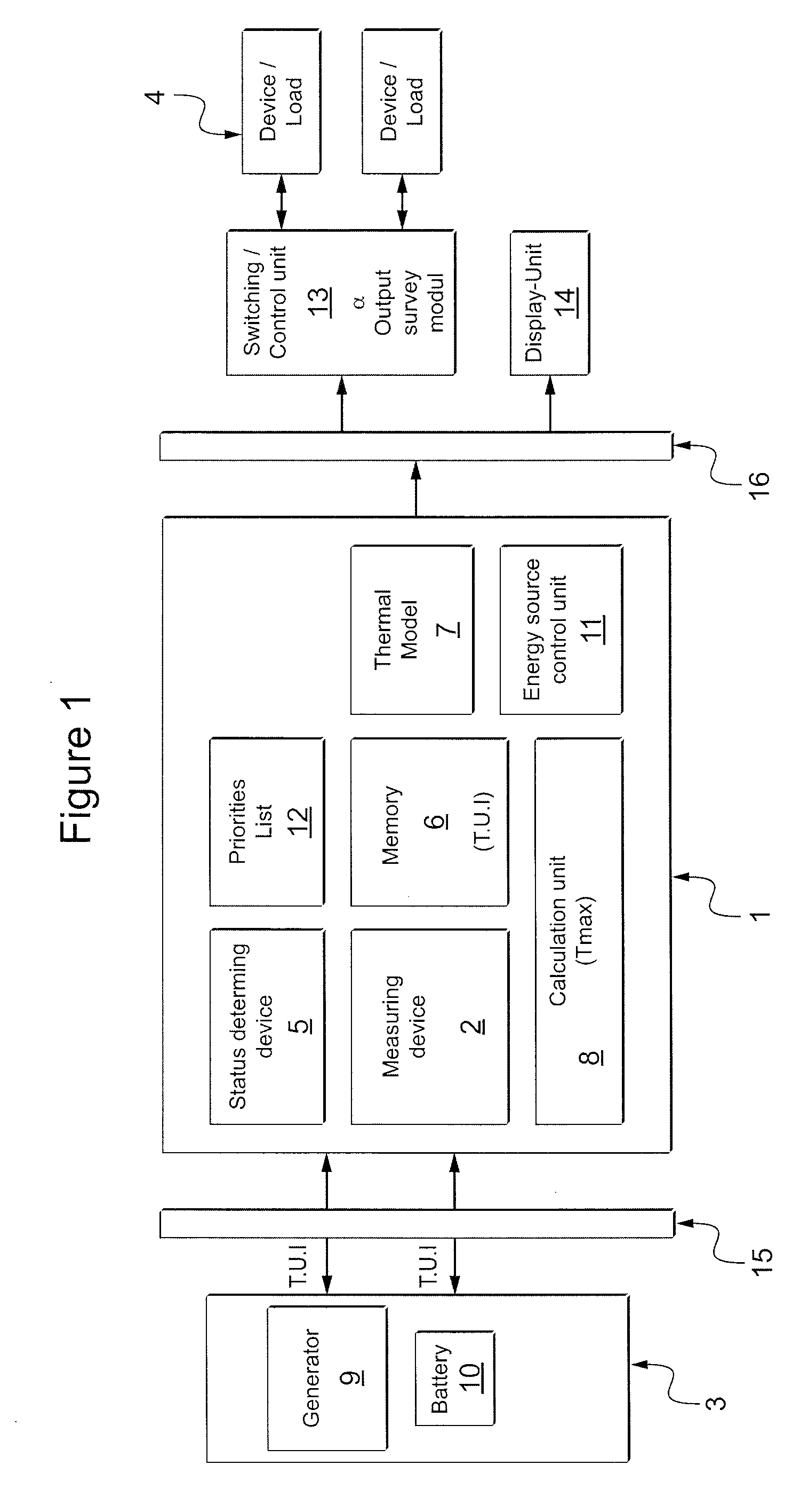 Method and system for an optimized utilization of energy resources of an electrical system