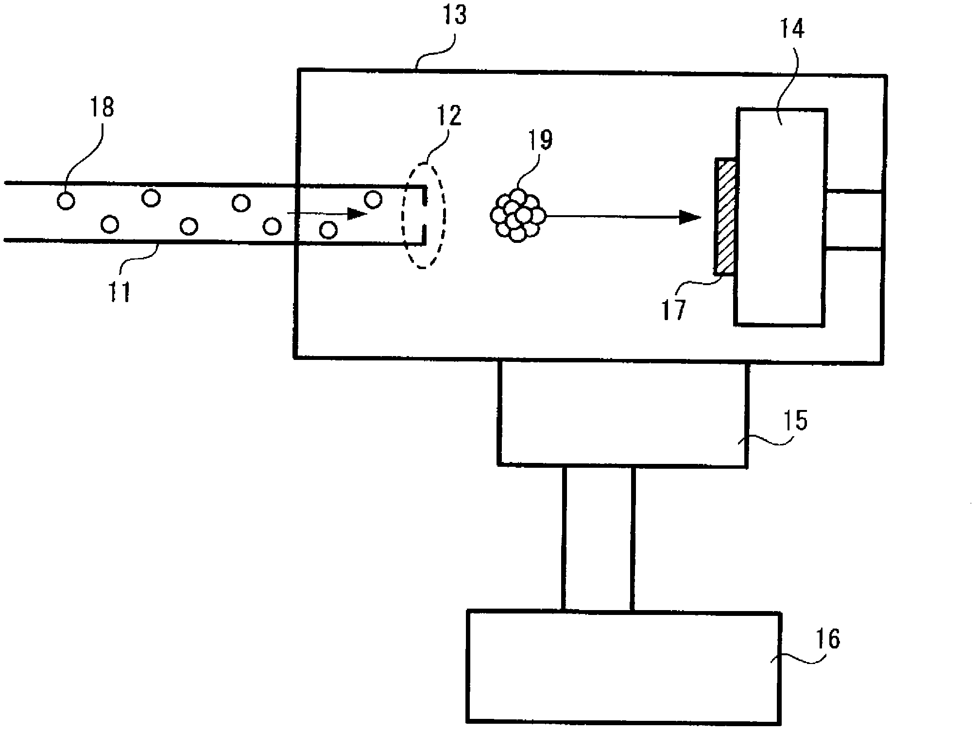 Cluster jet processing method, semiconductor element, microelectromechanical element, and optical component