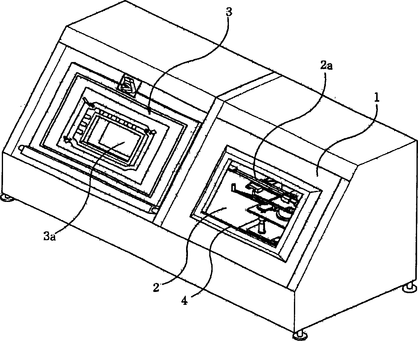 Light emitting device and method for detecting part of detecting flat panel display detection unit
