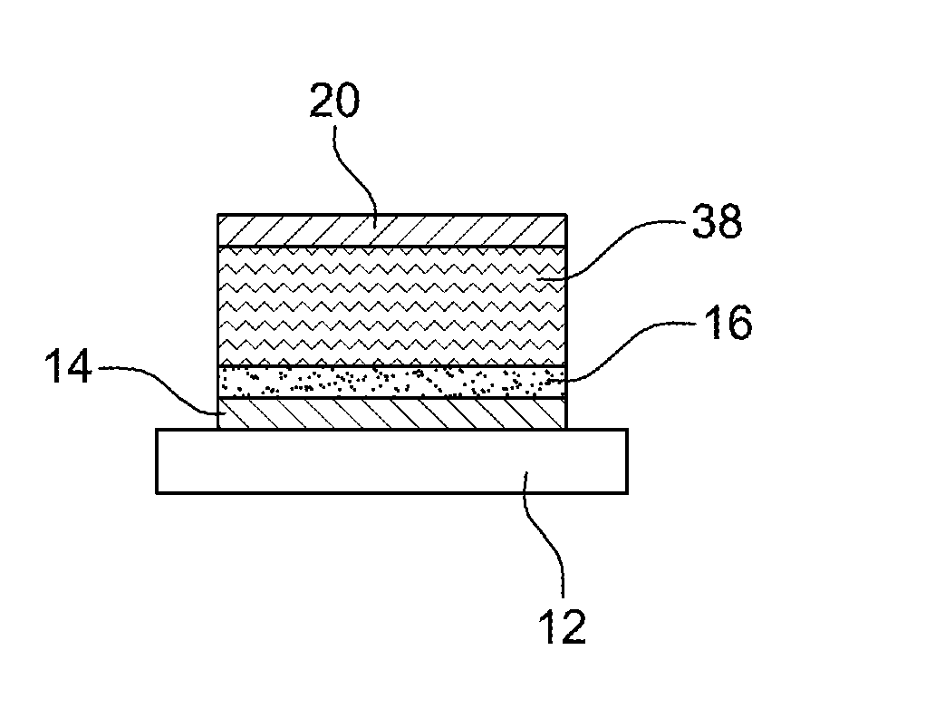 Process for producing an organic semiconductor layer consisting of a mixture of a first and a second semiconductor