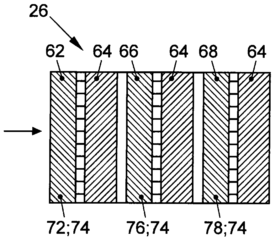 Exhaustion aftertreatment system and method for regenerating a particle filter