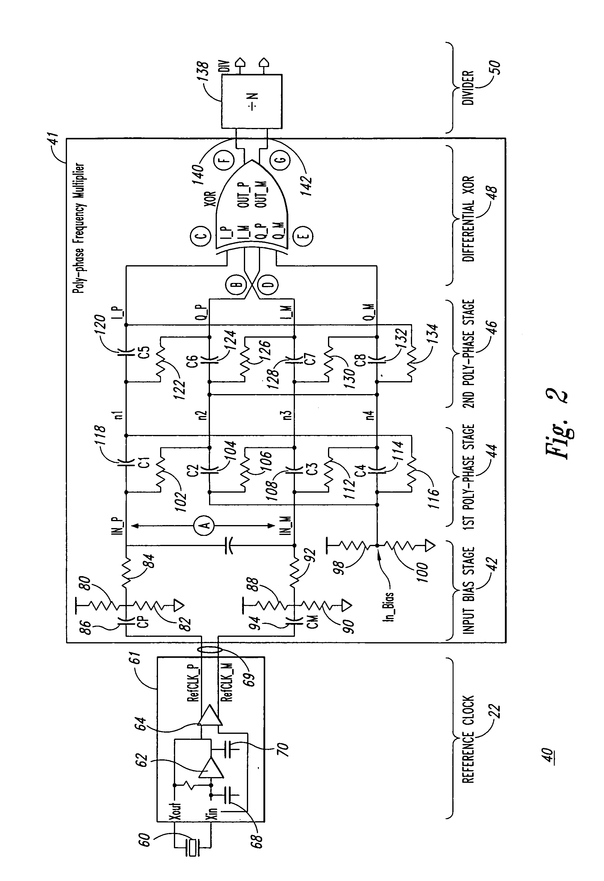 Poly-phase frequency synthesis oscillator