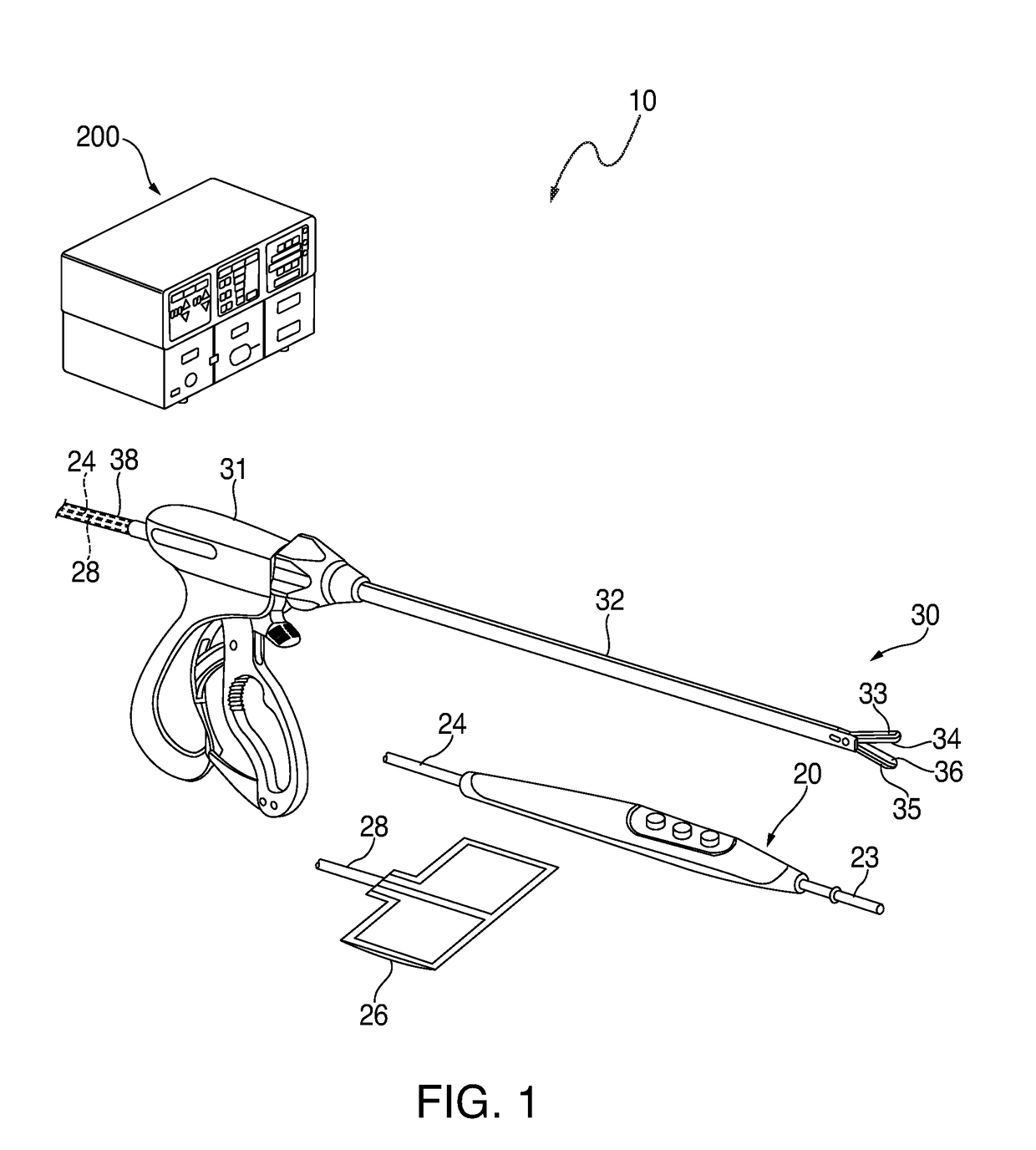 System and method for high frequency leakage reduction through selective harmonic elimination in electrosurgical generators