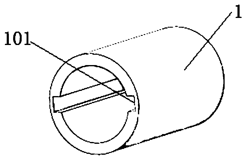 Electromagnetic flowmeter sensor built-in electrode and lining packaging structure