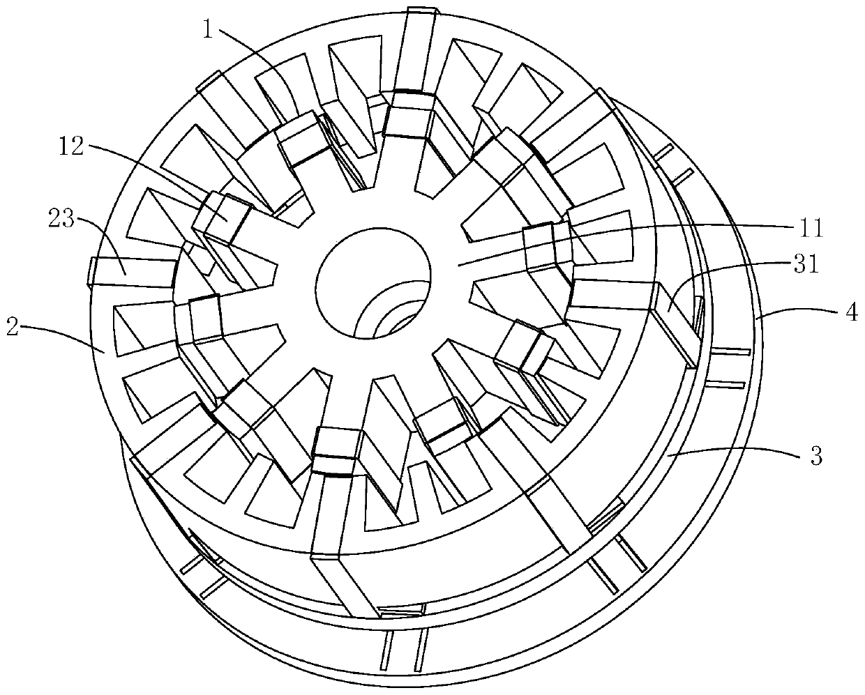 Centrifugal variable flux permanent magnet synchronous motor