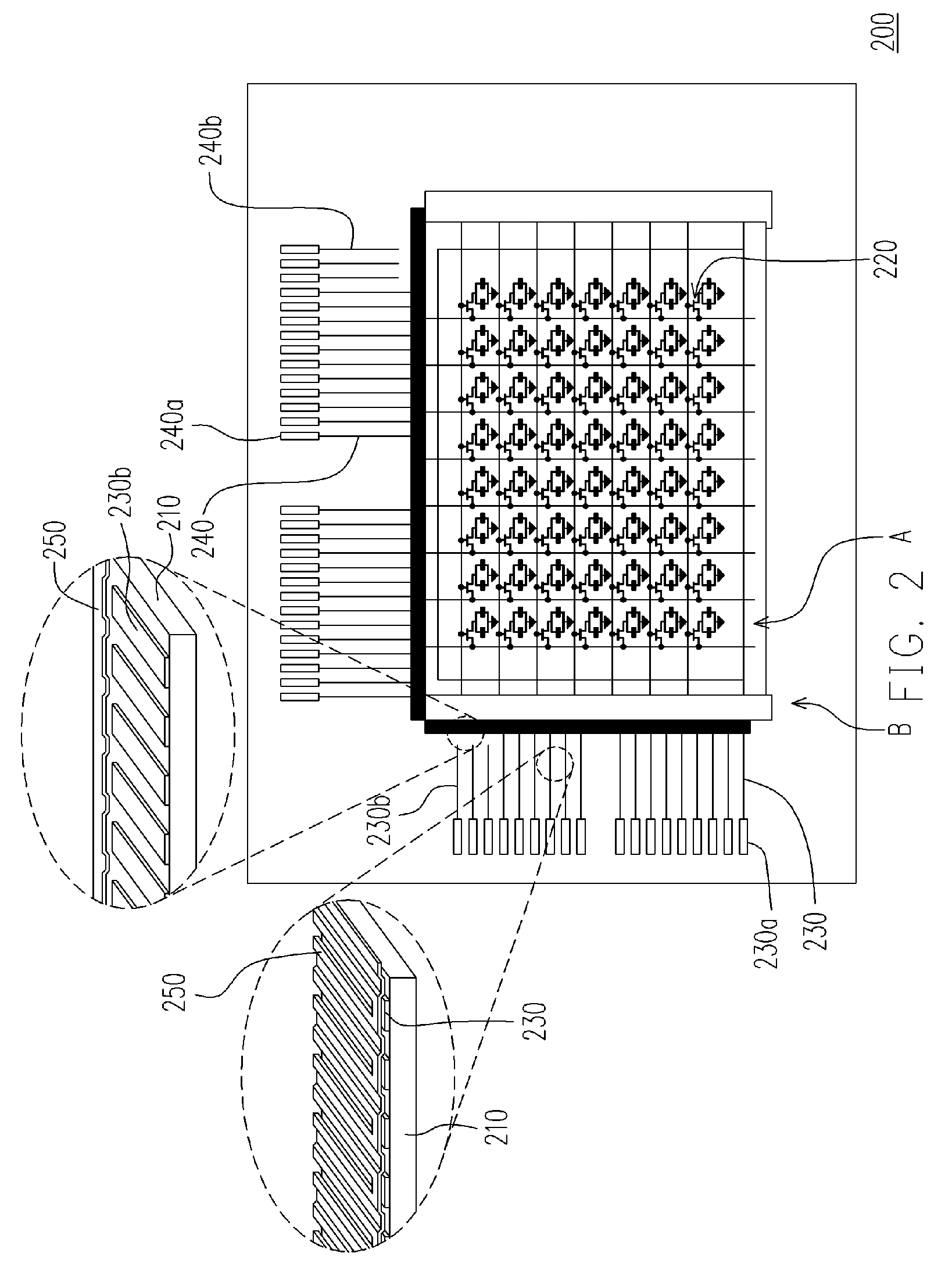 Active devices array substrate and repairing method thereof