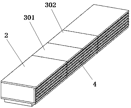 Television cabinet structure for non-screen television