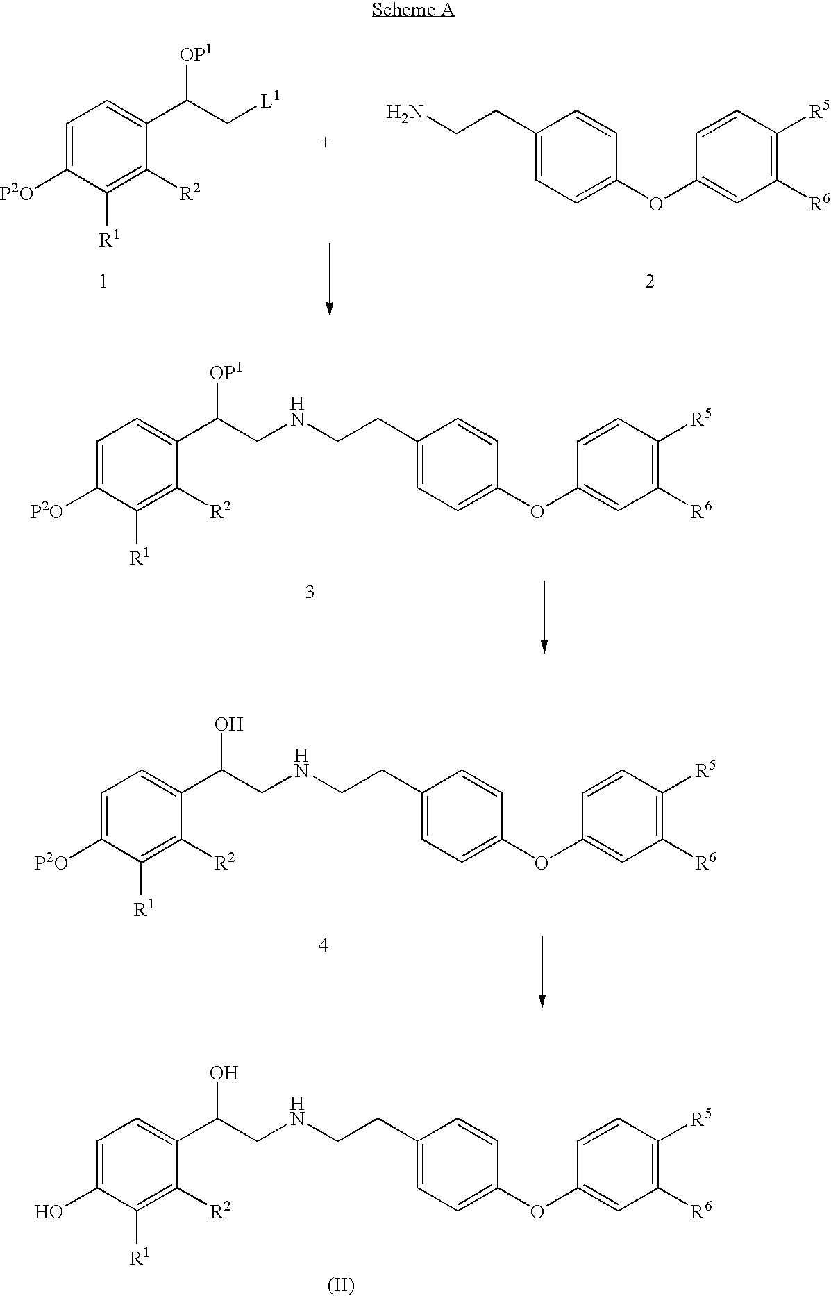 Diaryl ether beta2 adrenergic receptor agonists