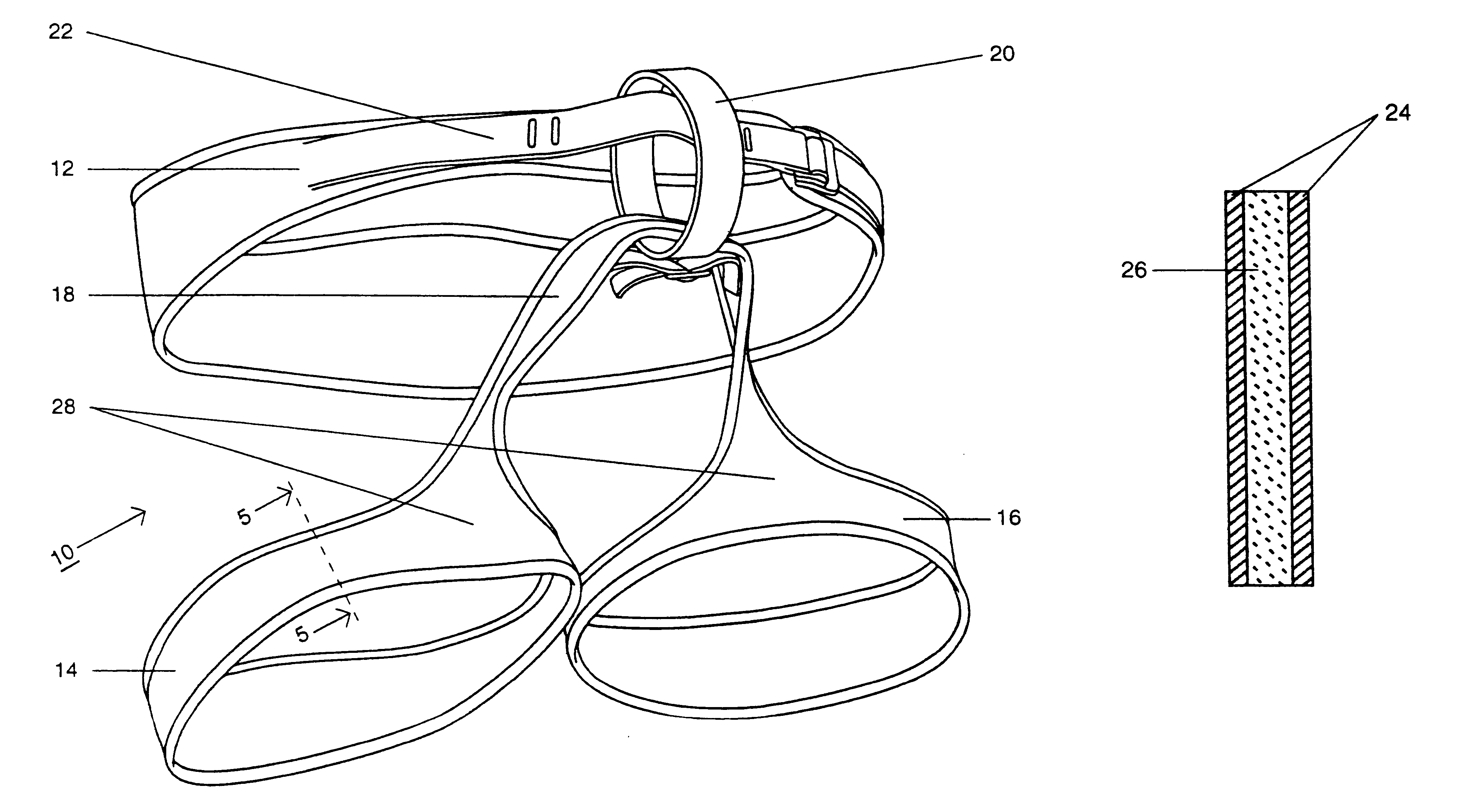 Roping sit harness with force distributor