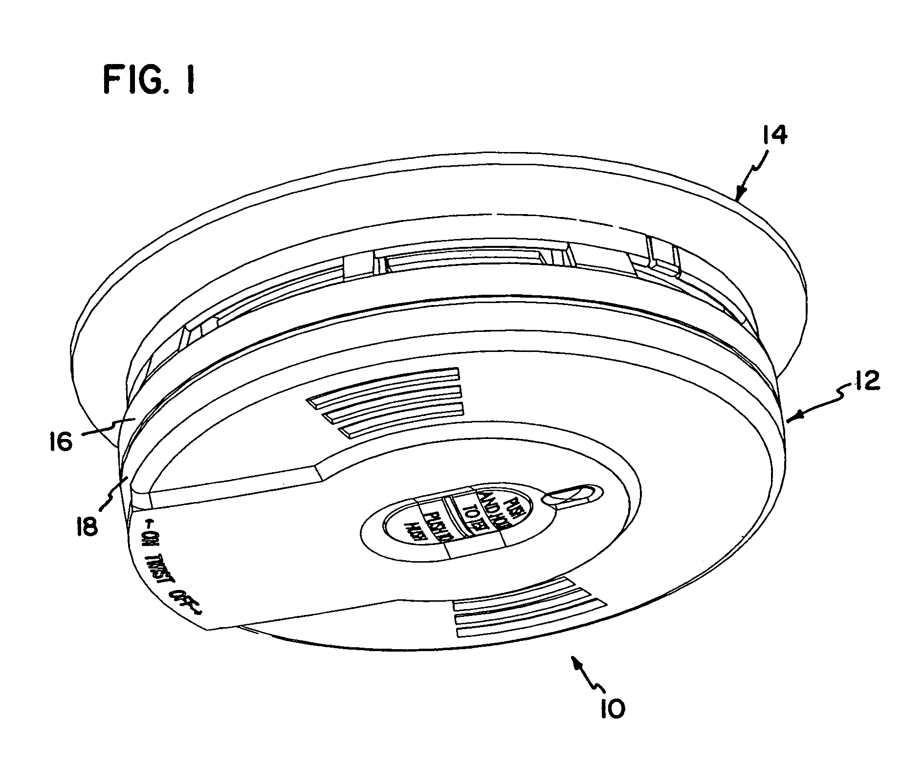 Life safety alarm with a sealed battery power supply