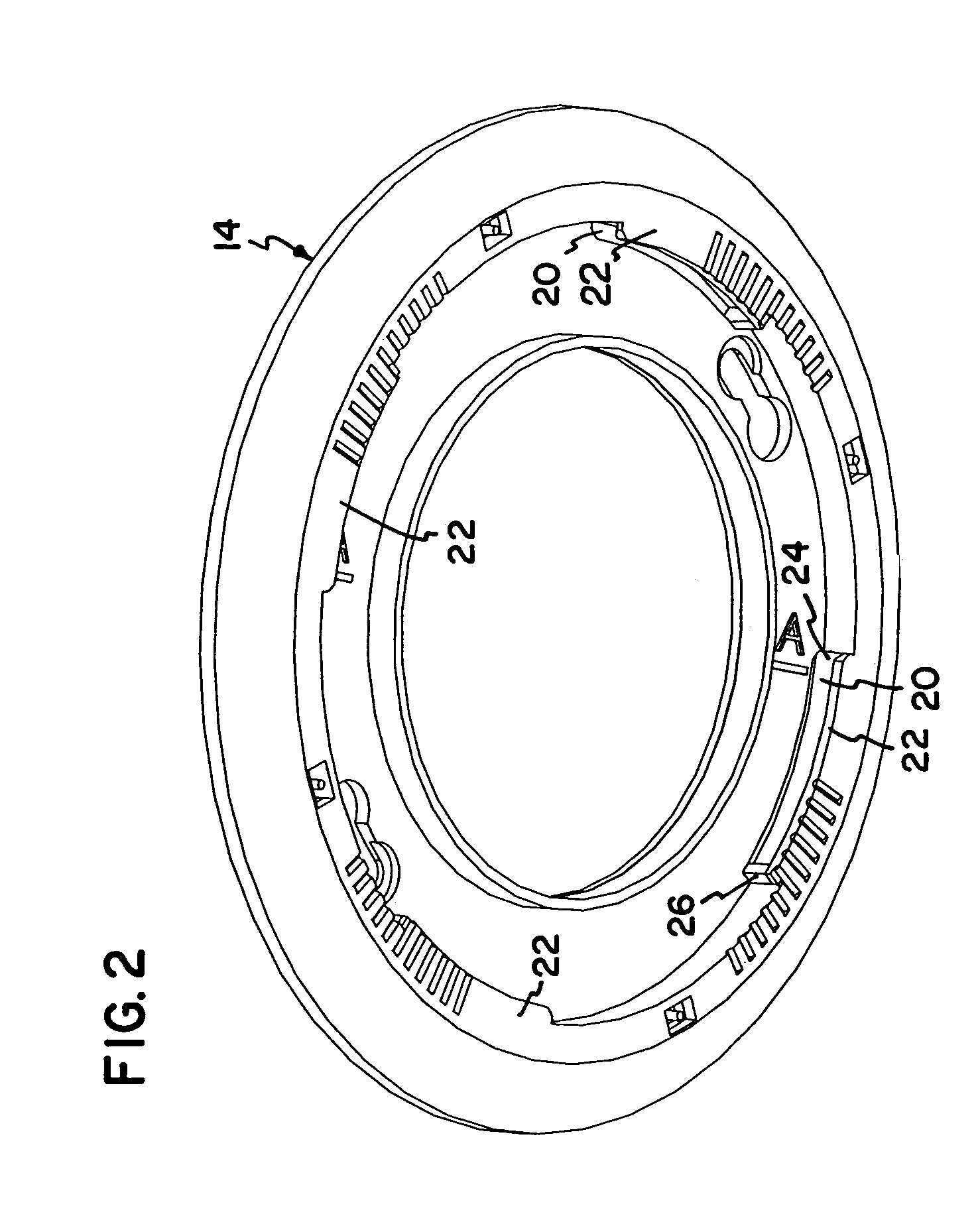 Life safety alarm with a sealed battery power supply