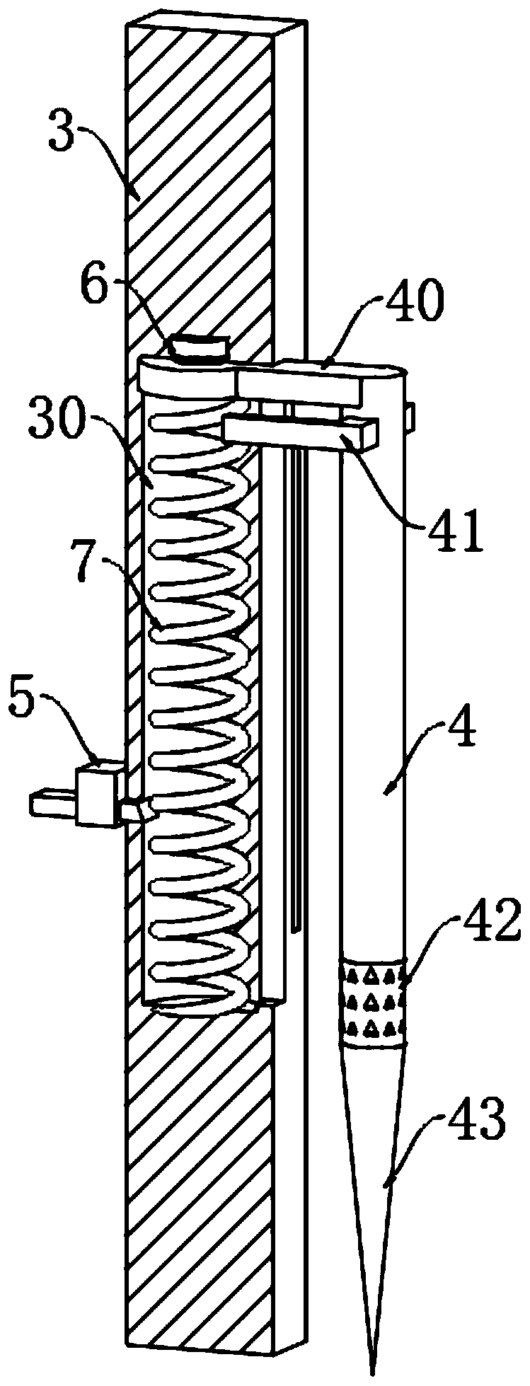 Safe bone tumor biopsy device