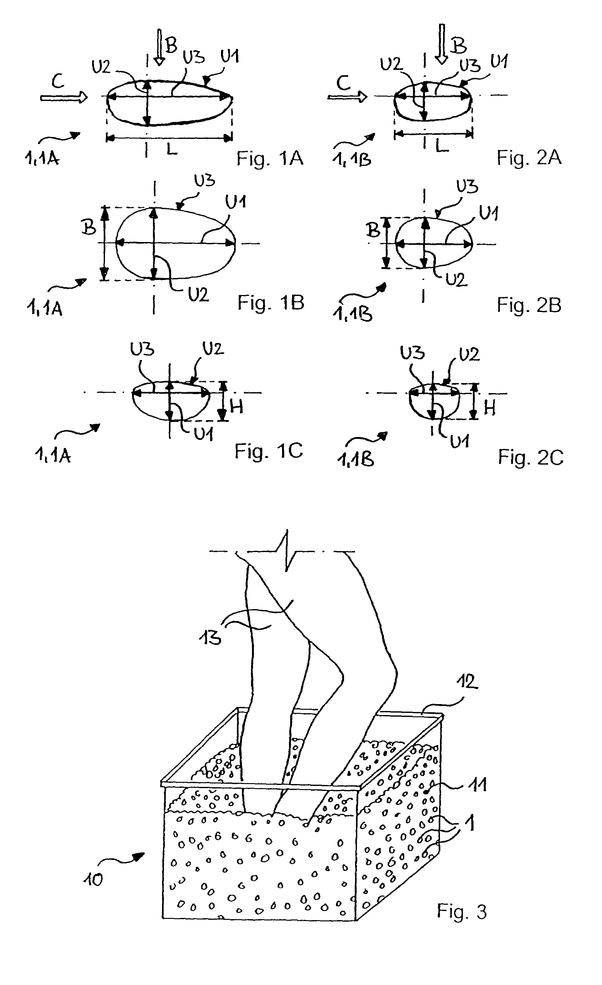 Device for carrying out an active motion therapy method and shaped body of such a device